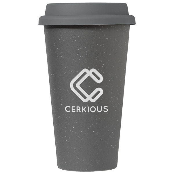 Equator 9 oz. Double Wall Ceramic Tumbler with Silicone Lid - Equator 9 oz. Double Wall Ceramic Tumbler with Silicone Lid - Image 3 of 4