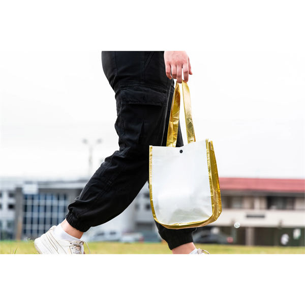 Designer Tote Bag with Curved Corners - Designer Tote Bag with Curved Corners - Image 24 of 26