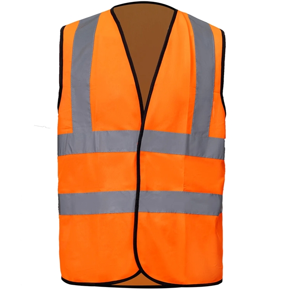 Premium Knitted Hi Vis Class 2 Safety Loop & Hook Vest - Premium Knitted Hi Vis Class 2 Safety Loop & Hook Vest - Image 6 of 6