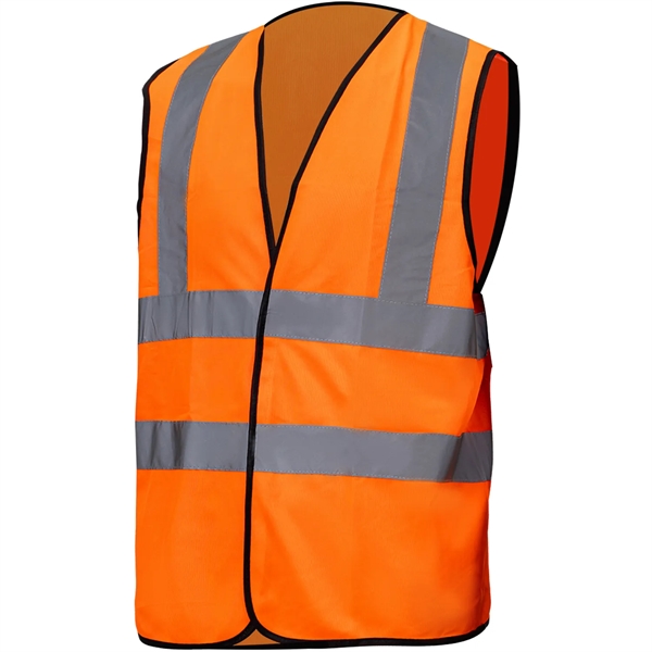 Premium Knitted Hi Vis Class 2 Safety Loop & Hook Vest - Premium Knitted Hi Vis Class 2 Safety Loop & Hook Vest - Image 1 of 6