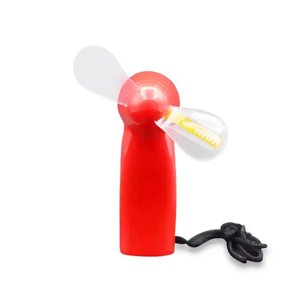 Classic Handheld Mini Fan with Light-up Logo - Classic Handheld Mini Fan with Light-up Logo - Image 1 of 4