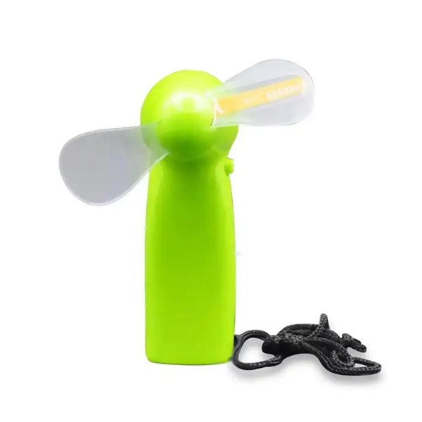 Classic Handheld Mini Fan with Light-up Logo - Classic Handheld Mini Fan with Light-up Logo - Image 2 of 4