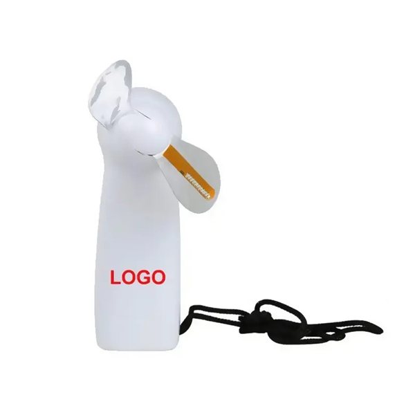 Classic Handheld Mini Fan with Light-up Logo - Classic Handheld Mini Fan with Light-up Logo - Image 3 of 4