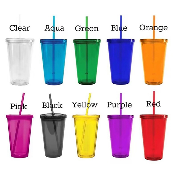 Classic Insulated Tumblers 16 Oz  Double Walled Cup - Classic Insulated Tumblers 16 Oz  Double Walled Cup - Image 2 of 2