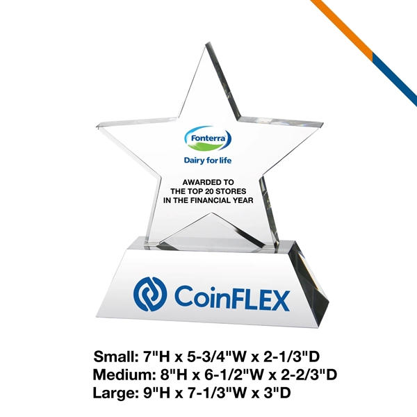 Frotery Standing Star Trophy - Frotery Standing Star Trophy - Image 2 of 3