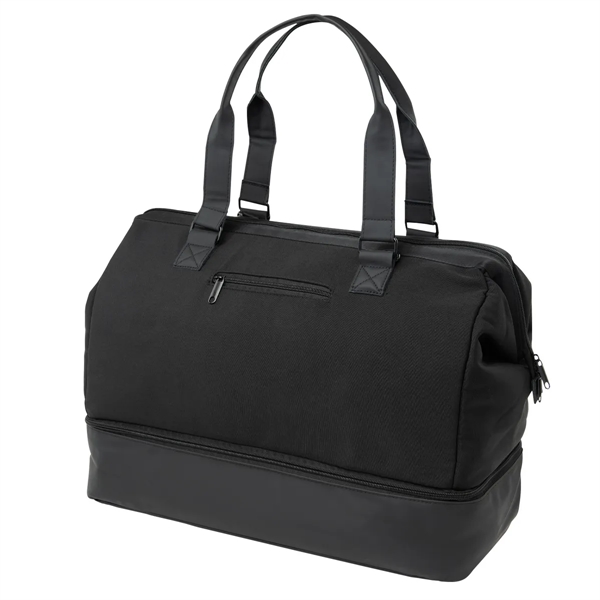 Custom The Weekender Travel Bag With Drop Bottom