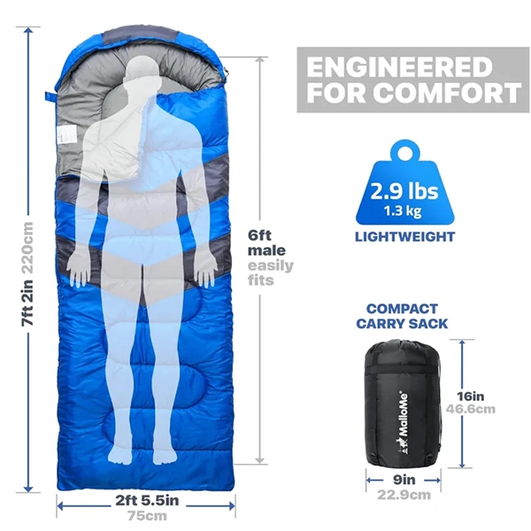 Backpacking Camping Sleeping Bag - Backpacking Camping Sleeping Bag - Image 1 of 4