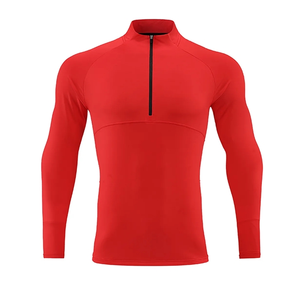Sublimation Quarter Zipper Sweatshirt - Sublimation Quarter Zipper Sweatshirt - Image 1 of 6
