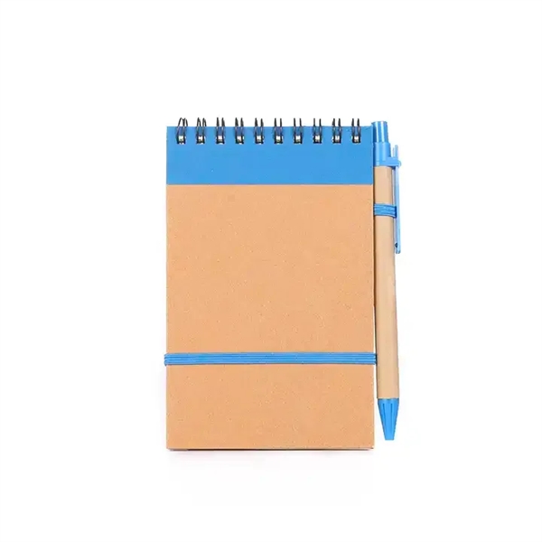 Recycled Spiral Notepad With Pen - Recycled Spiral Notepad With Pen - Image 2 of 5