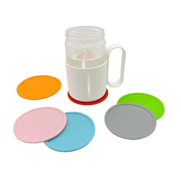 Non-Slip Silicone Drink Coasters - Non-Slip Silicone Drink Coasters - Image 2 of 5