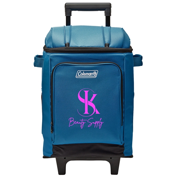Coleman 42-Can Wheeled Soft Cooler with Liner - Ocean - Coleman 42-Can Wheeled Soft Cooler with Liner - Ocean - Image 0 of 2