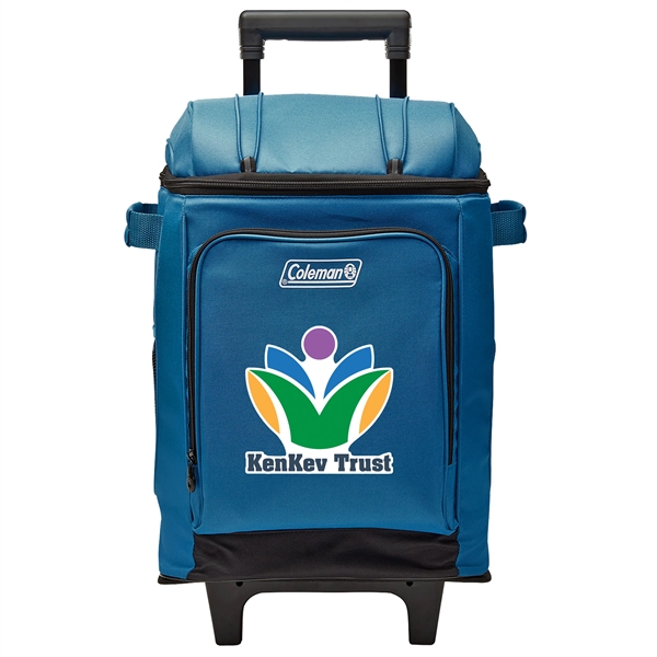 Coleman 42-Can Wheeled Soft Cooler with Liner - Ocean - Coleman 42-Can Wheeled Soft Cooler with Liner - Ocean - Image 1 of 2