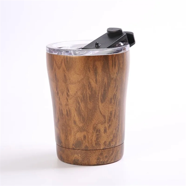 10 oz Wood Tumbler Bpa free Vacuum Insulated Coffee Mug - 10 oz Wood Tumbler Bpa free Vacuum Insulated Coffee Mug - Image 3 of 4