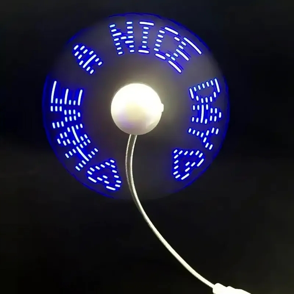 Light Up Promotional Mini Fans - Light Up Promotional Mini Fans - Image 1 of 4