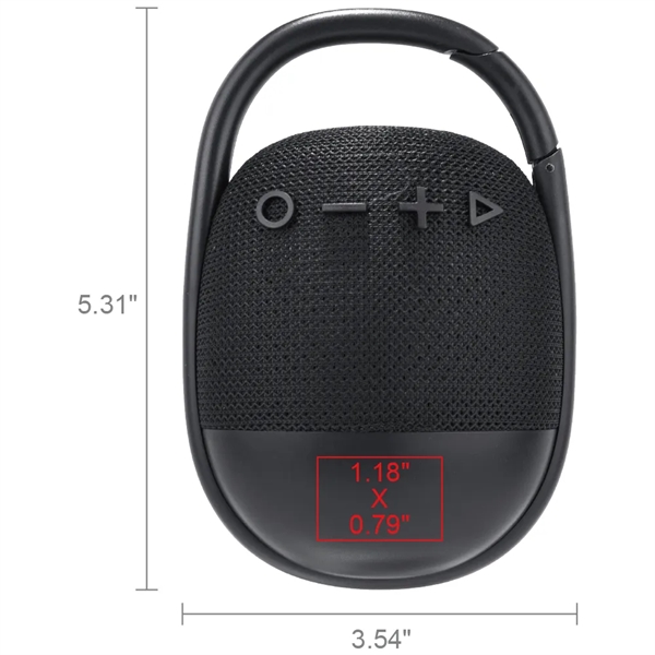 Mindiss Clip Waterproof Bluetooth Speaker - Mindiss Clip Waterproof Bluetooth Speaker - Image 9 of 9