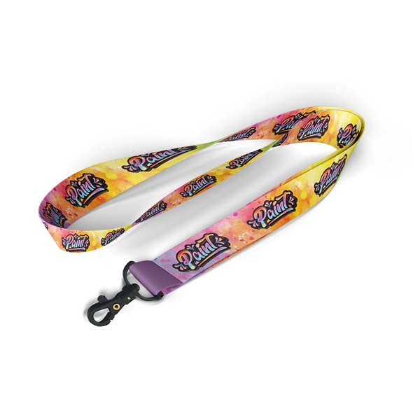 3/4 inch Full Color Lanyard - 3/4 inch Full Color Lanyard - Image 3 of 3