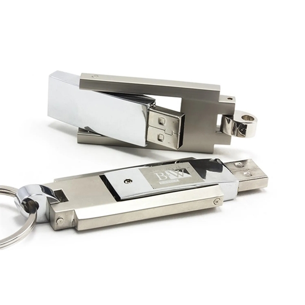 Chrome Steel With Keyring USB 2.0 - Chrome Steel With Keyring USB 2.0 - Image 5 of 9