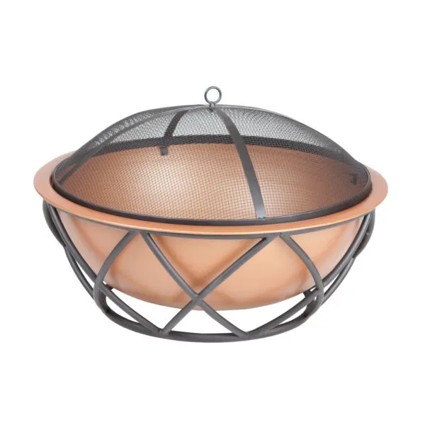 Barzelonia Round Copper Look Fire Pit - Barzelonia Round Copper Look Fire Pit - Image 0 of 0