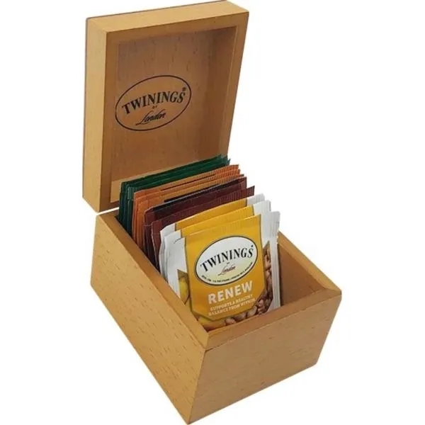 Twinings - 1 Slot Tea Chest - Wellness Tea Assortment - Twinings - 1 Slot Tea Chest - Wellness Tea Assortment - Image 0 of 0