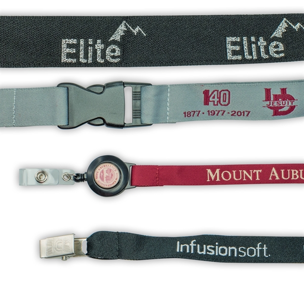 Lanyards with Woven Imprint - Lanyards with Woven Imprint - Image 3 of 7
