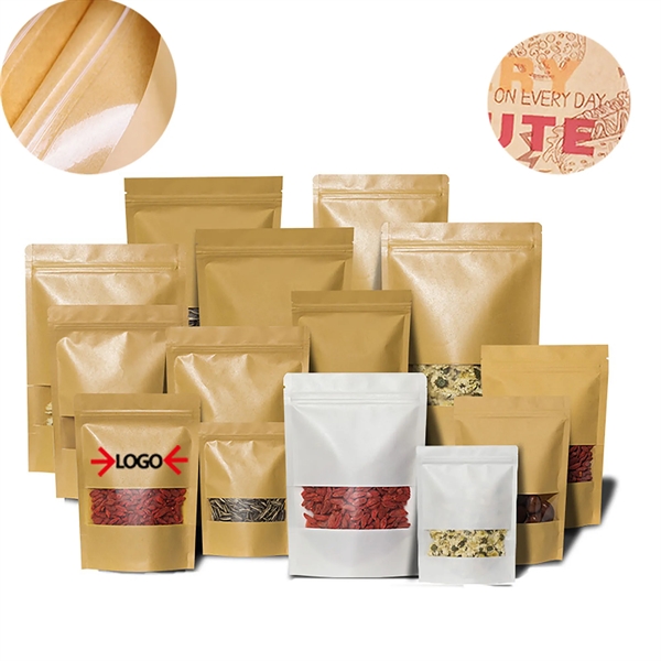 Kraft Paper Bag With Window - Kraft Paper Bag With Window - Image 0 of 1