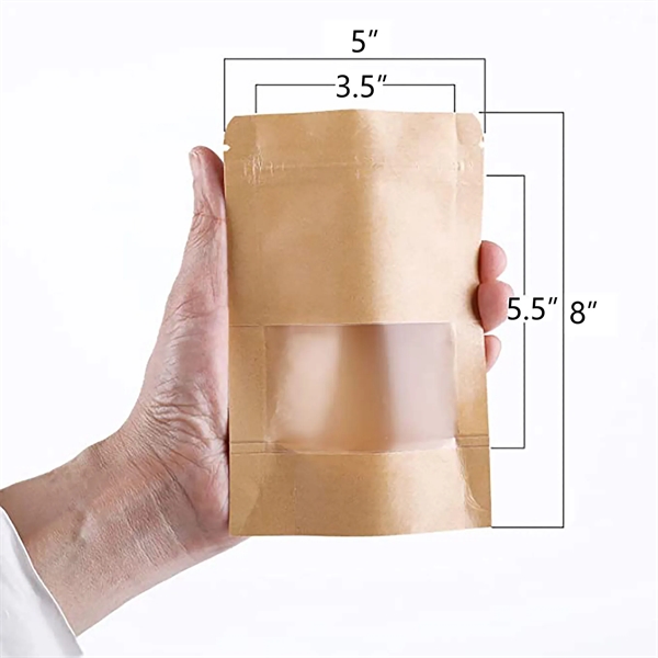 Kraft Paper Bag With Window - Kraft Paper Bag With Window - Image 1 of 1