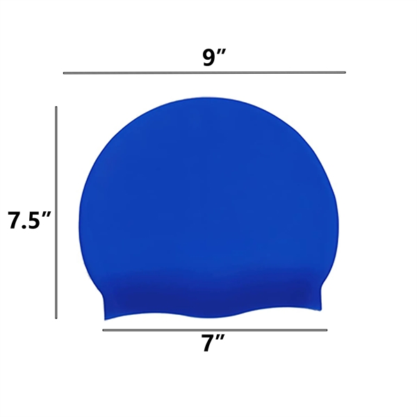 Unisex Silicone Swim Cap MOQ 50 PCS - Unisex Silicone Swim Cap MOQ 50 PCS - Image 1 of 1