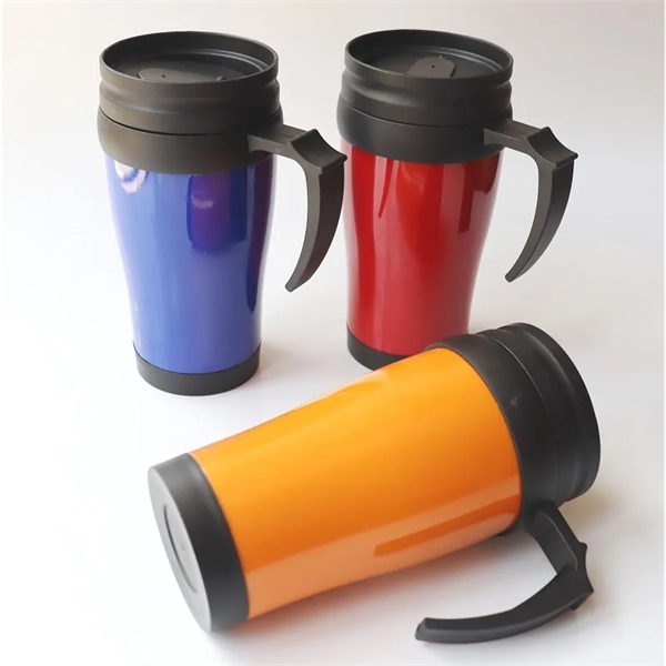 14OZ  Coffee Insulated Cup with Hand - 14OZ  Coffee Insulated Cup with Hand - Image 0 of 1