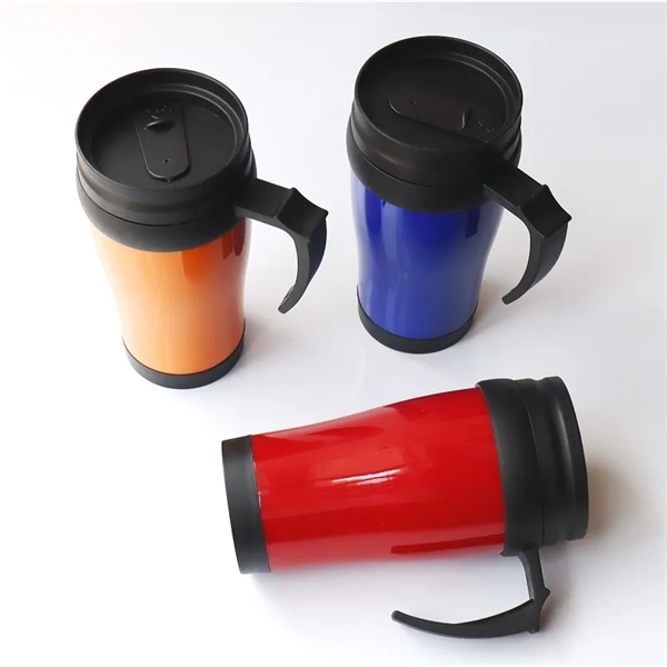 14OZ  Coffee Insulated Cup with Hand - 14OZ  Coffee Insulated Cup with Hand - Image 1 of 1