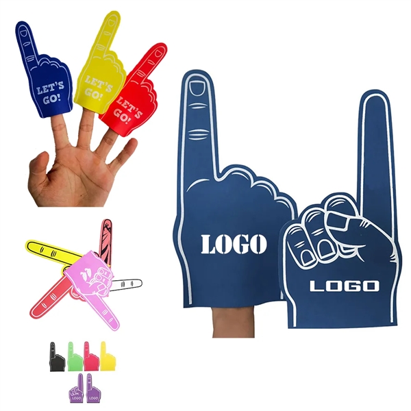 Custom Professional Foam Hand Finger Cheering Gloves - Custom Professional Foam Hand Finger Cheering Gloves - Image 0 of 11