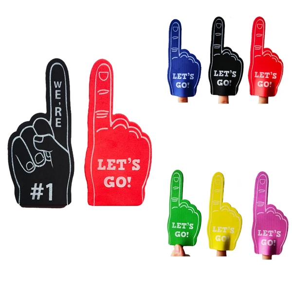 Custom Professional Foam Hand Finger Cheering Gloves - Custom Professional Foam Hand Finger Cheering Gloves - Image 1 of 11