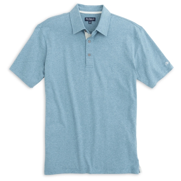 Fish Hippie - Heathered Beacham Polo - Fish Hippie - Heathered Beacham Polo - Image 6 of 8