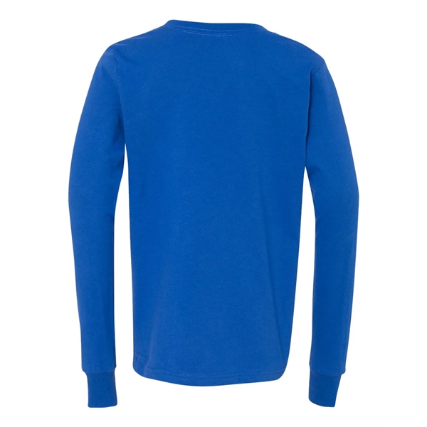 BELLA + CANVAS Youth Jersey Long Sleeve Tee - BELLA + CANVAS Youth Jersey Long Sleeve Tee - Image 18 of 54
