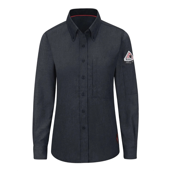 Bulwark Women's iQ Series® Comfort Woven Lightweight Shirt - Bulwark Women's iQ Series® Comfort Woven Lightweight Shirt - Image 2 of 4