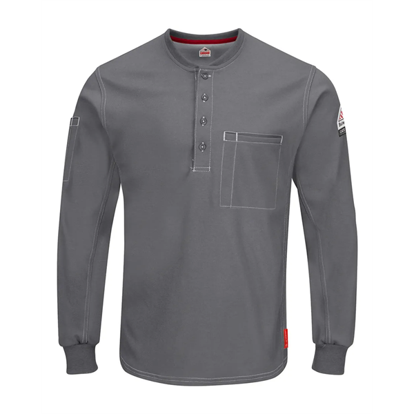 Bulwark iQ Series® Plus Long Sleeve Henley - Bulwark iQ Series® Plus Long Sleeve Henley - Image 0 of 5