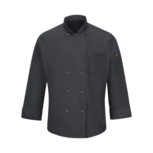 Chef Designs Mimix™ Chef Coat with OilBlok - Chef Designs Mimix™ Chef Coat with OilBlok - Image 3 of 10