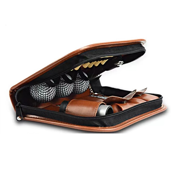 PU Leather Golf Accessory Case Handbag - PU Leather Golf Accessory Case Handbag - Image 3 of 4