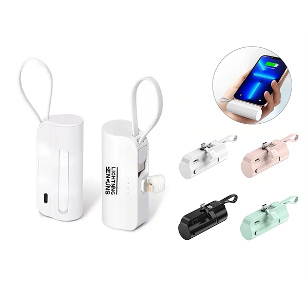 5000mAh Mini Portable Power Bank - 5000mAh Mini Portable Power Bank - Image 0 of 1