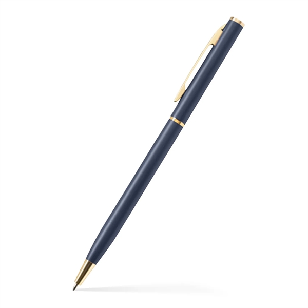 Slim Twist Metal Pen (Gold) - Slim Twist Metal Pen (Gold) - Image 3 of 12