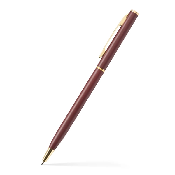 Slim Twist Metal Pen (Gold) - Slim Twist Metal Pen (Gold) - Image 4 of 12