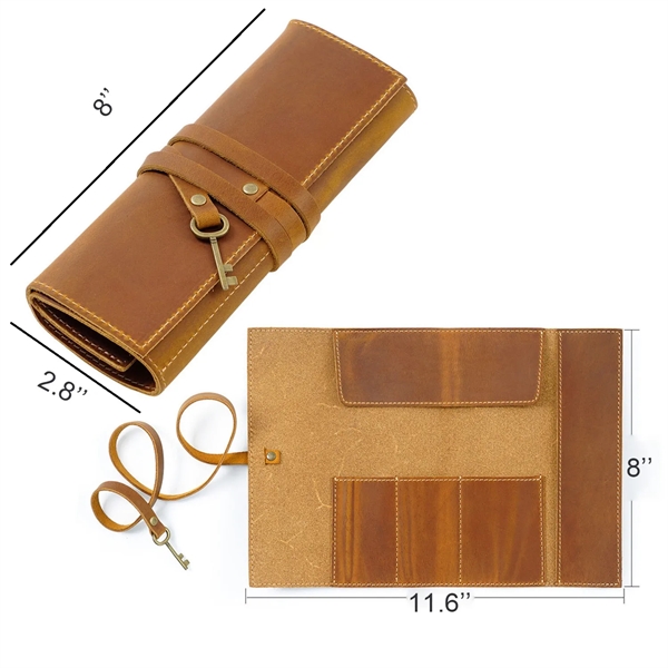 PU Leather Pencil case With Rope - PU Leather Pencil case With Rope - Image 1 of 4