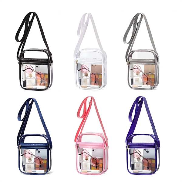 Transparent Waterproof Shoulder Crossbody Storage Coin Purse - Transparent Waterproof Shoulder Crossbody Storage Coin Purse - Image 4 of 4