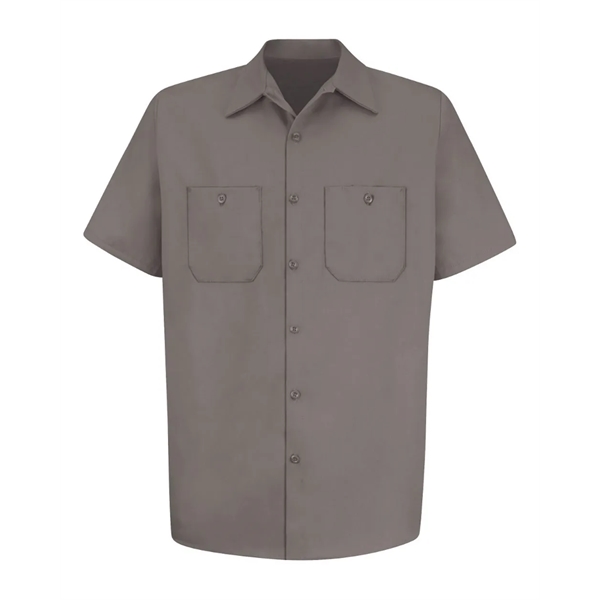 Red Kap Cotton Short Sleeve Uniform Shirt - Tall Sizes - Red Kap Cotton Short Sleeve Uniform Shirt - Tall Sizes - Image 1 of 10