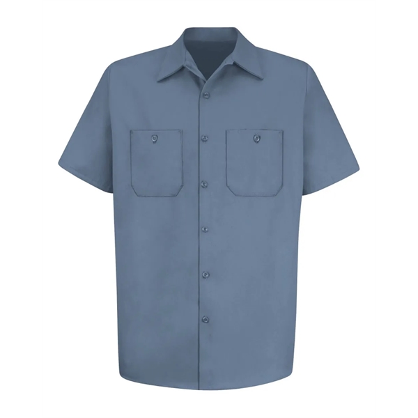 Red Kap Cotton Short Sleeve Uniform Shirt - Tall Sizes - Red Kap Cotton Short Sleeve Uniform Shirt - Tall Sizes - Image 9 of 10