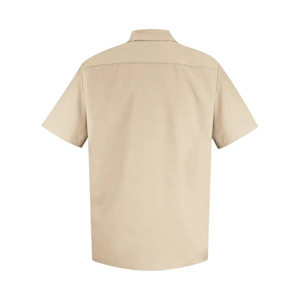 Red Kap Specialized Short Sleeve Pocketless Work Shirt - Red Kap Specialized Short Sleeve Pocketless Work Shirt - Image 6 of 10
