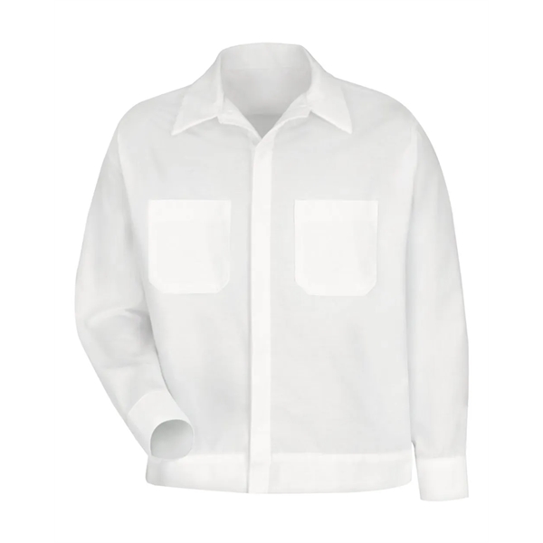 Red Kap Button-Front Shirt Jacket - Red Kap Button-Front Shirt Jacket - Image 1 of 2