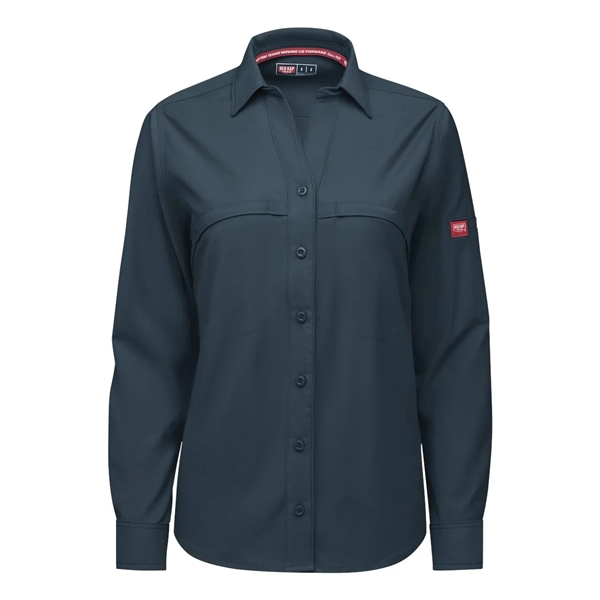 Red Kap Women's Cooling Long Sleeve Work Shirt - Red Kap Women's Cooling Long Sleeve Work Shirt - Image 1 of 6