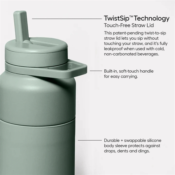 Brumate® Rotera 35 oz TwistSip Leakproof Water Bottle - Brumate® Rotera 35 oz TwistSip Leakproof Water Bottle - Image 2 of 2