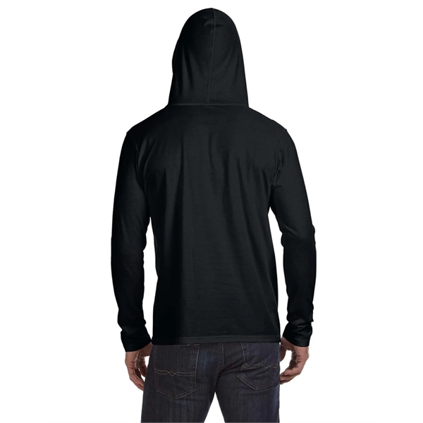 Gildan Adult Lightweight Long-Sleeve Hooded T-Shirt - Gildan Adult Lightweight Long-Sleeve Hooded T-Shirt - Image 24 of 51