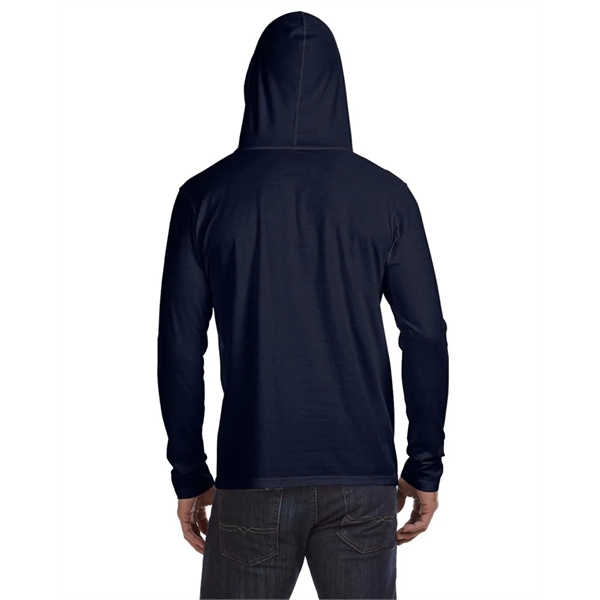 Gildan Adult Lightweight Long-Sleeve Hooded T-Shirt - Gildan Adult Lightweight Long-Sleeve Hooded T-Shirt - Image 30 of 51